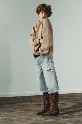 OVERSIZED KNIT JUMPER