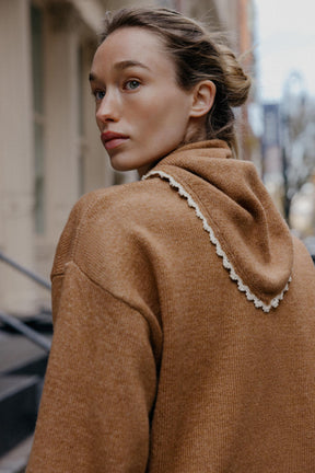 Knit Jumper with Lace