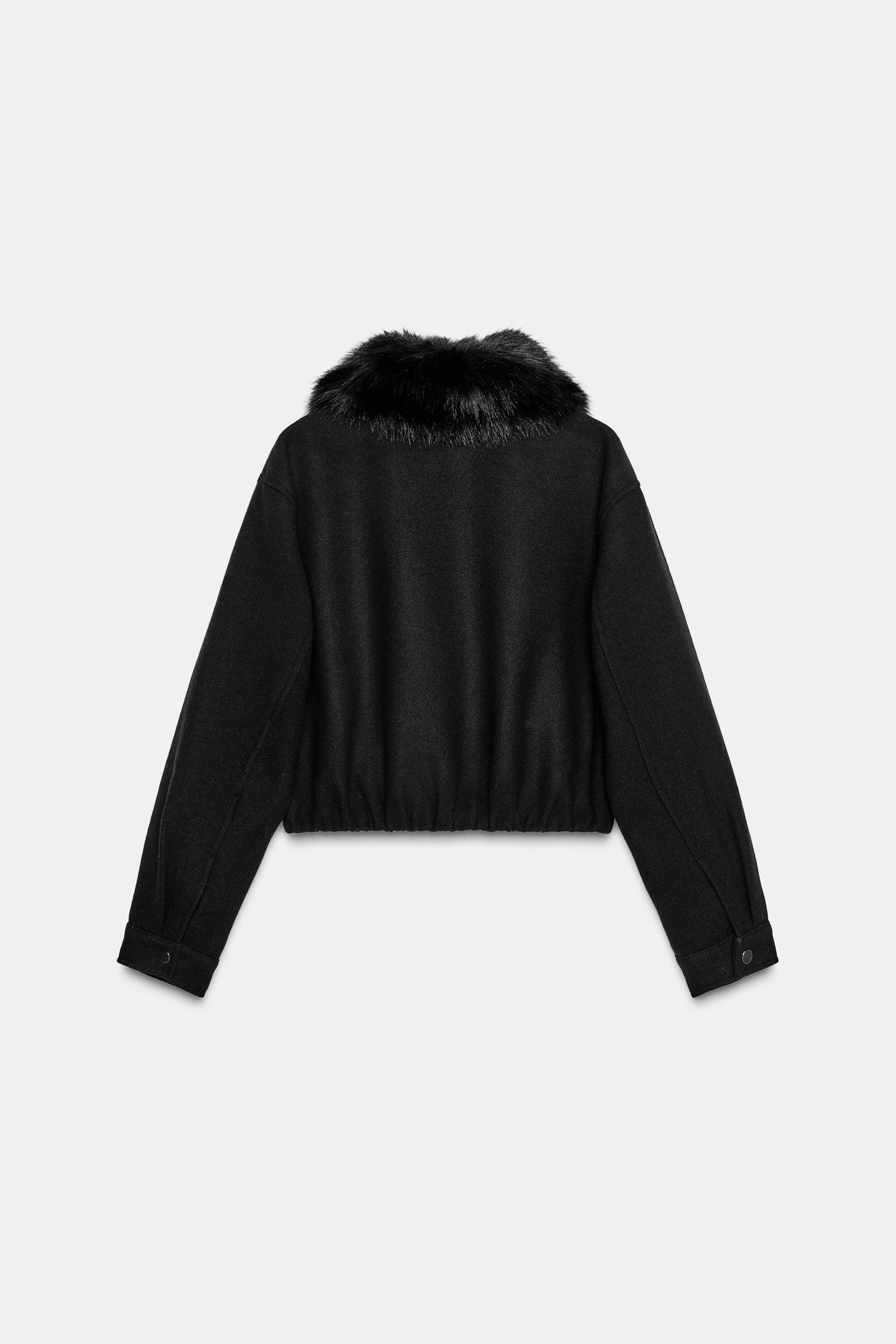 BOMBER JACKET WITH FUR