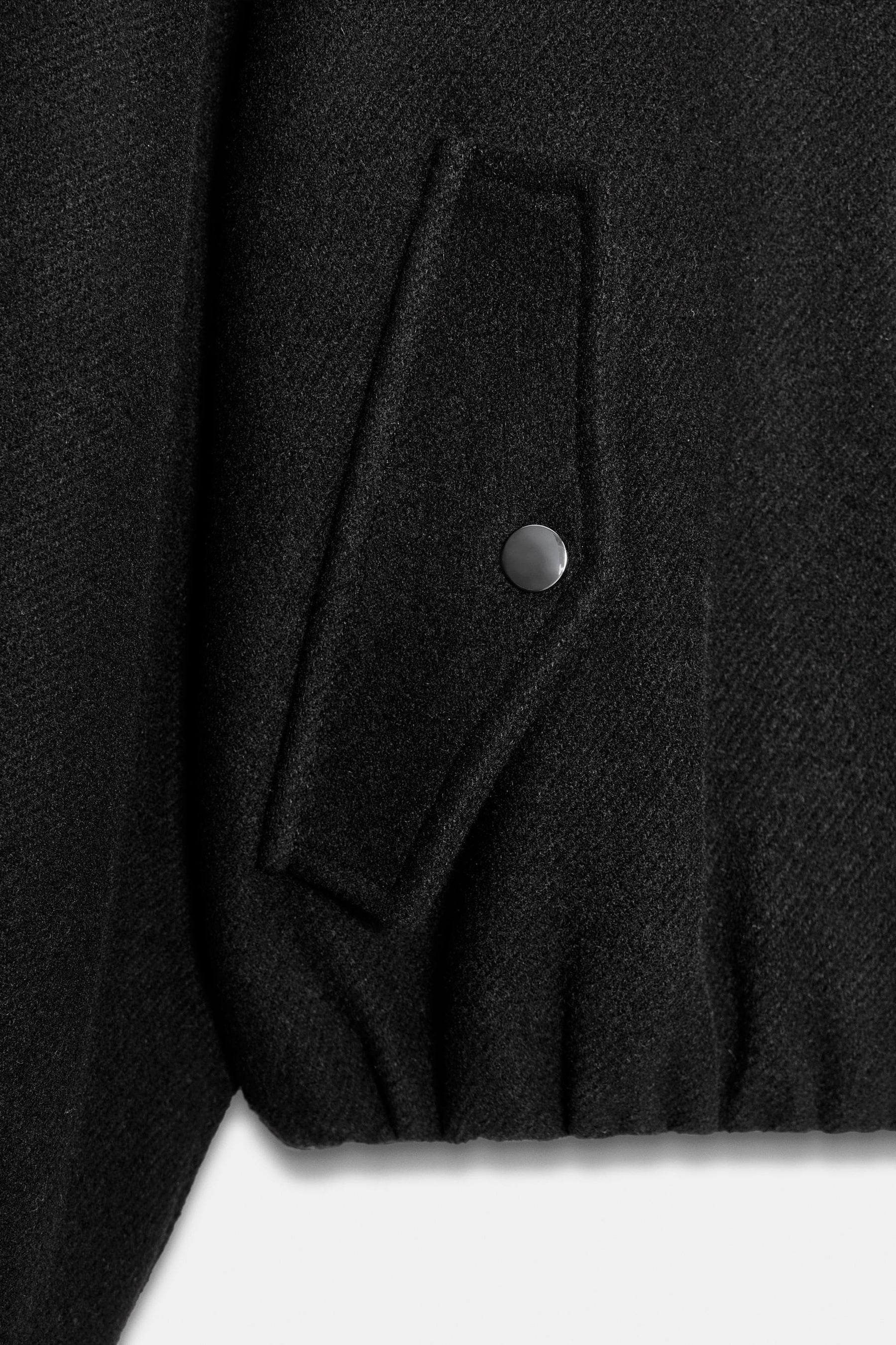 BOMBER JACKET WITH FAUX FUR COLLAR - Image 7