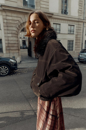 OVERSIZED BOMBER JACKET