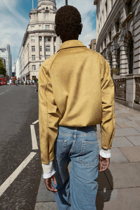 FAUX SUEDE BOMBER JACKET - Image 6