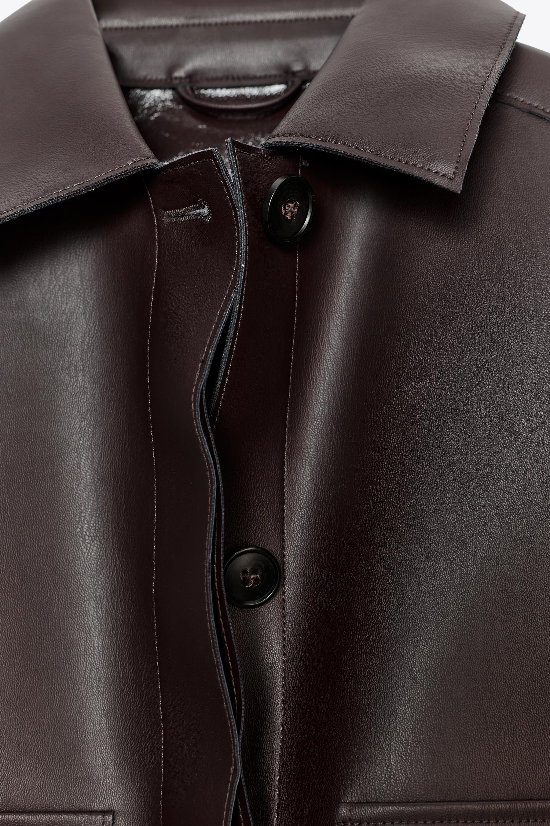 Faux Leather Jacket