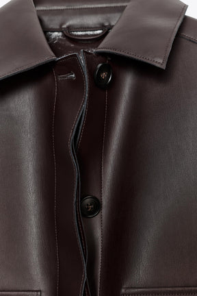 Faux Leather Jacket