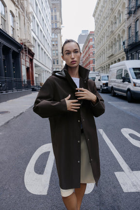 RUBBERISED HOODED RAINCOAT - Image 2