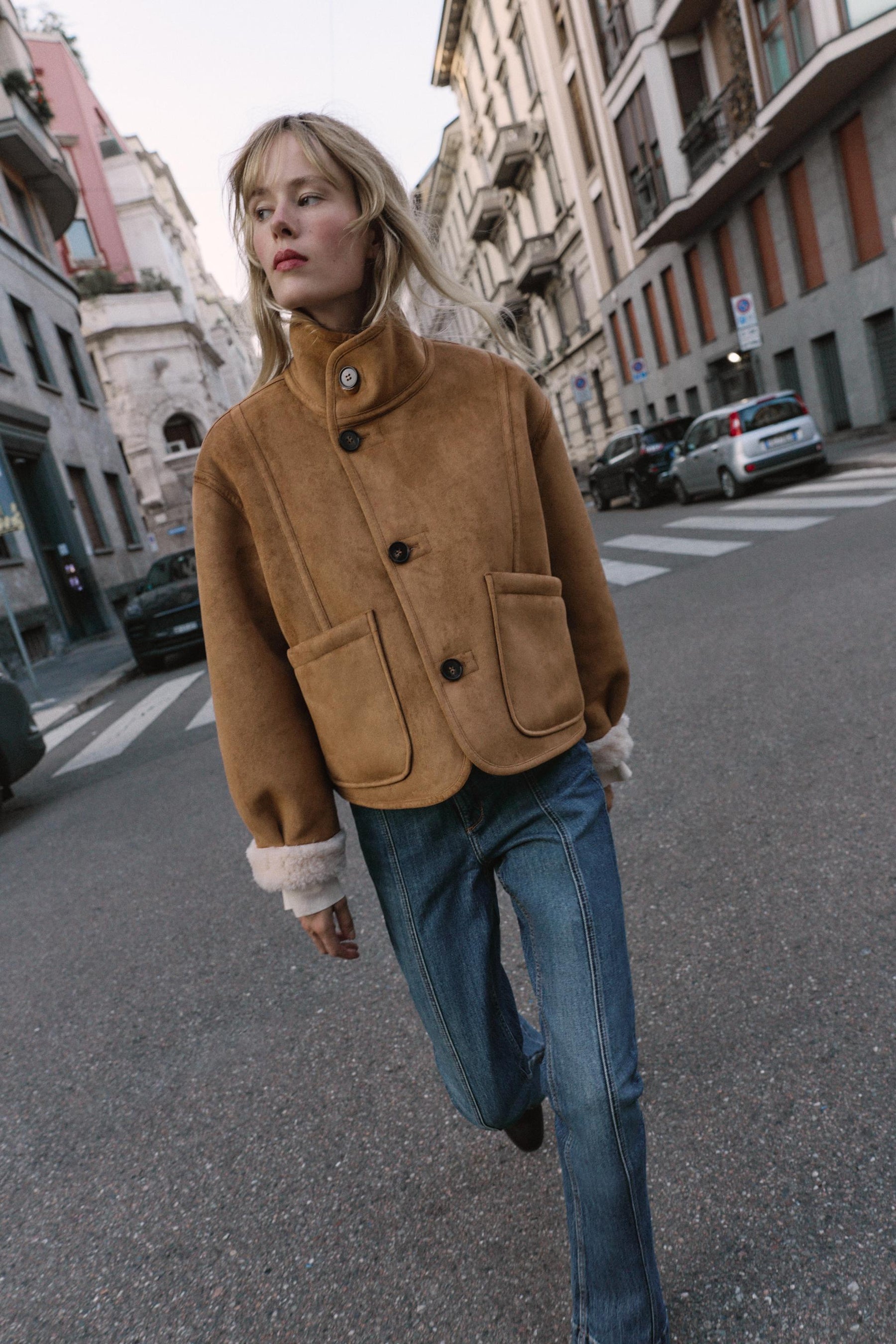 REVERSIBLE DOUBLE-FACED JACKET