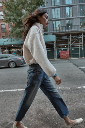 BOUCLÉ HIGH-NECK JACKET - Image 3