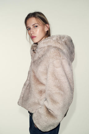 Hooded Faux Fur