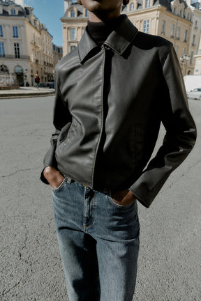 Faux Leather Jacket