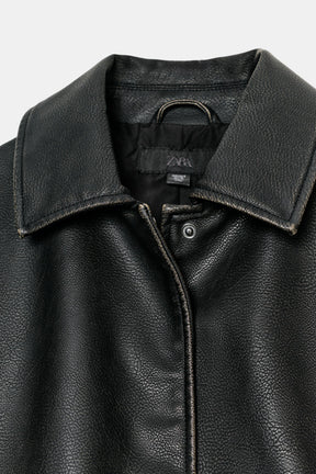 Faux Leather Jacket