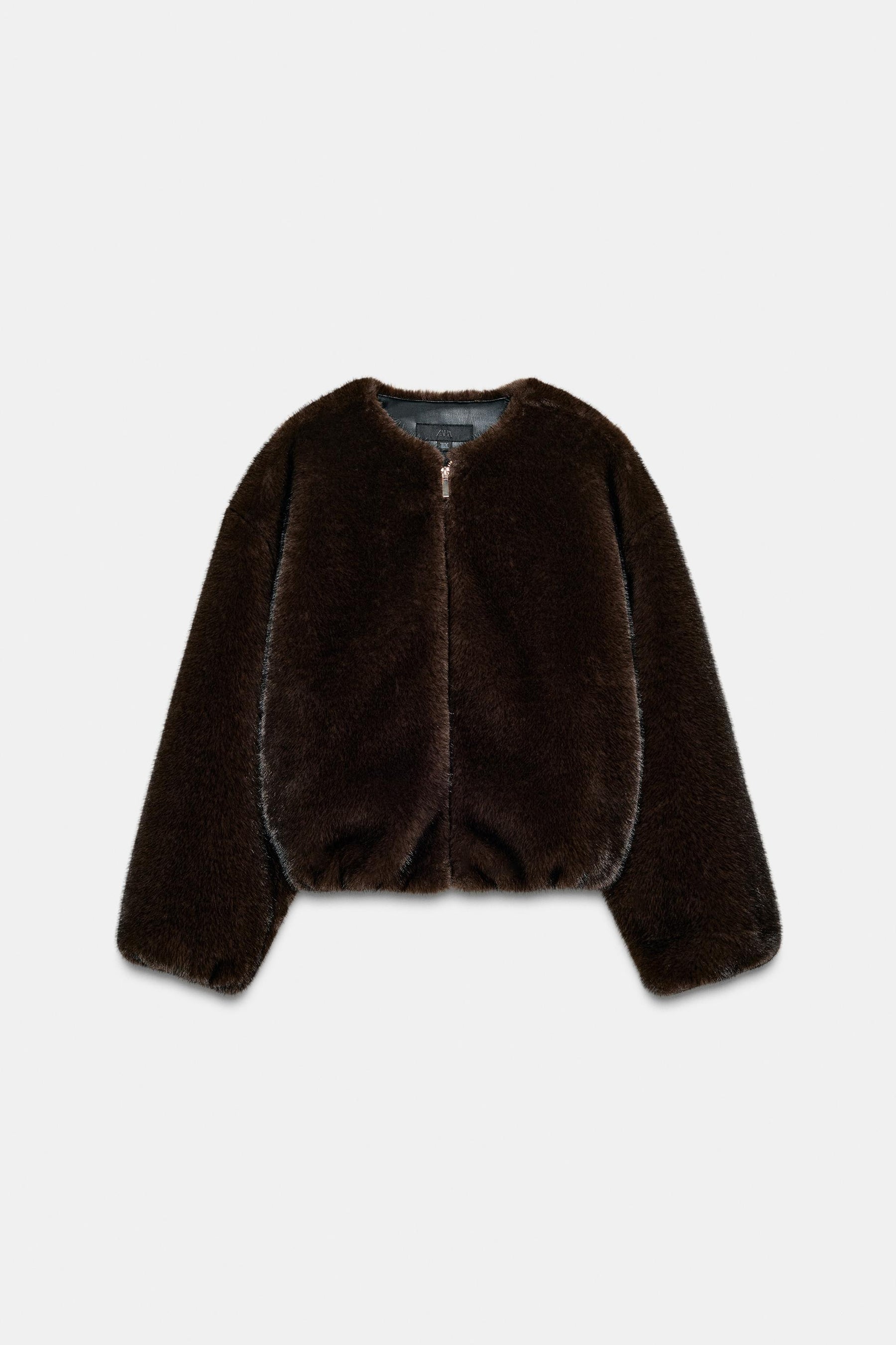 FAUX FUR BOMBER