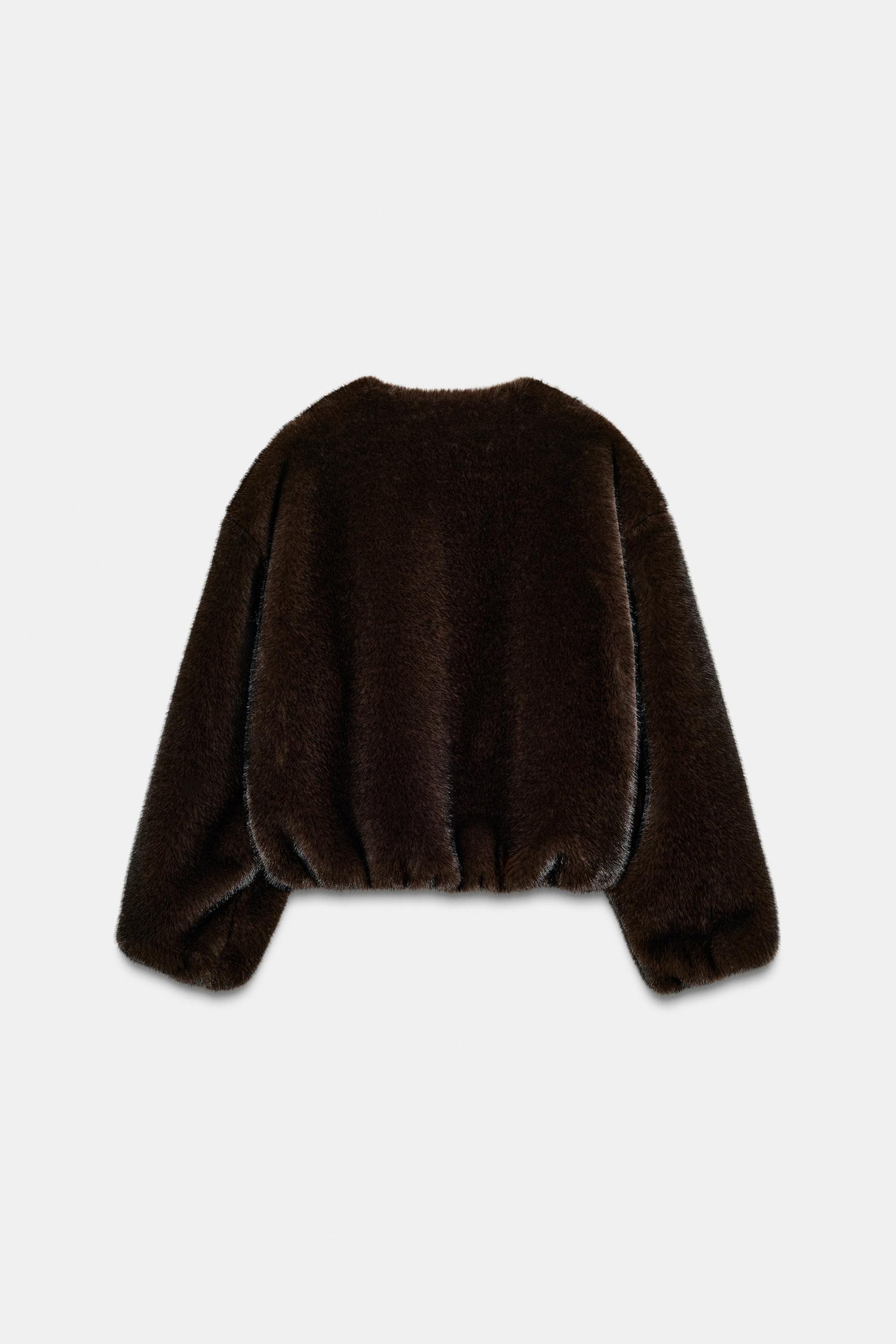 FAUX FUR BOMBER