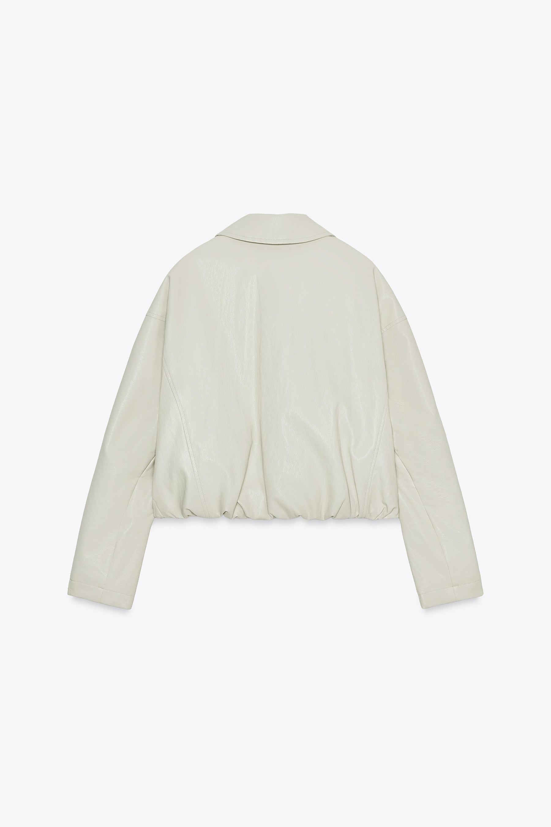 FAUX LEATHER BOMBER JACKET - Image 8