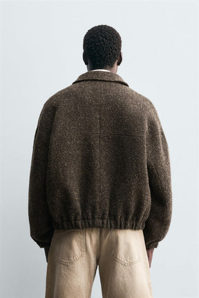 BOUCLÉ TEXTURED JACKET - Image 3