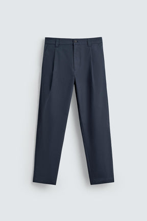 RELAXED FIT PLEATED TROUSERS - Image 6
