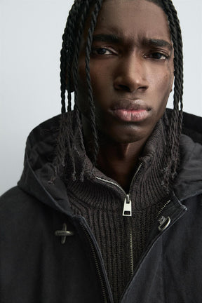 Hooded Toggle Jacket