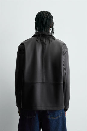 FAUX LEATHER JACKET - Image 3