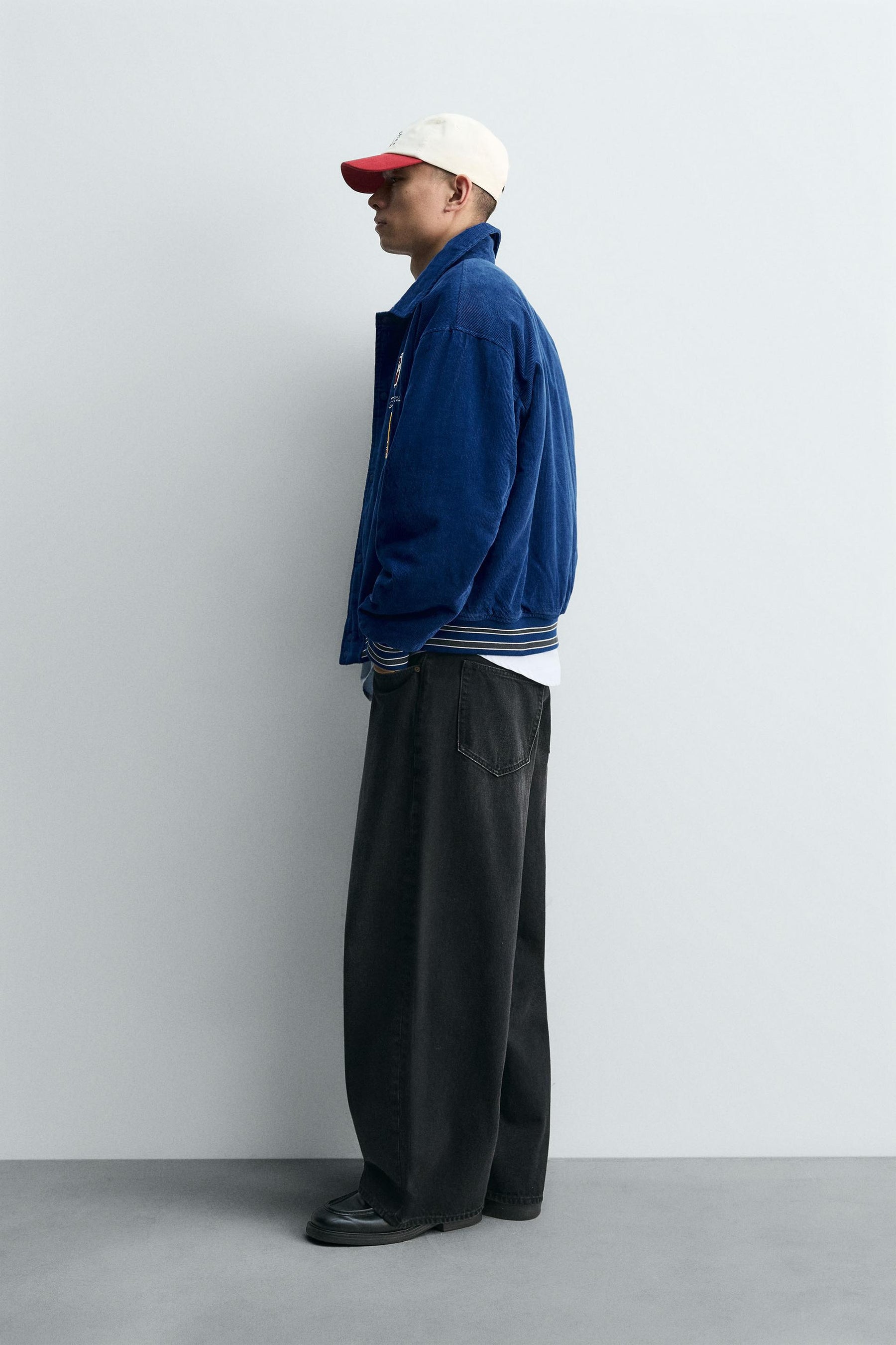 CORDUROY JACKET WITH EMBROIDERED PATCHES - Image 4