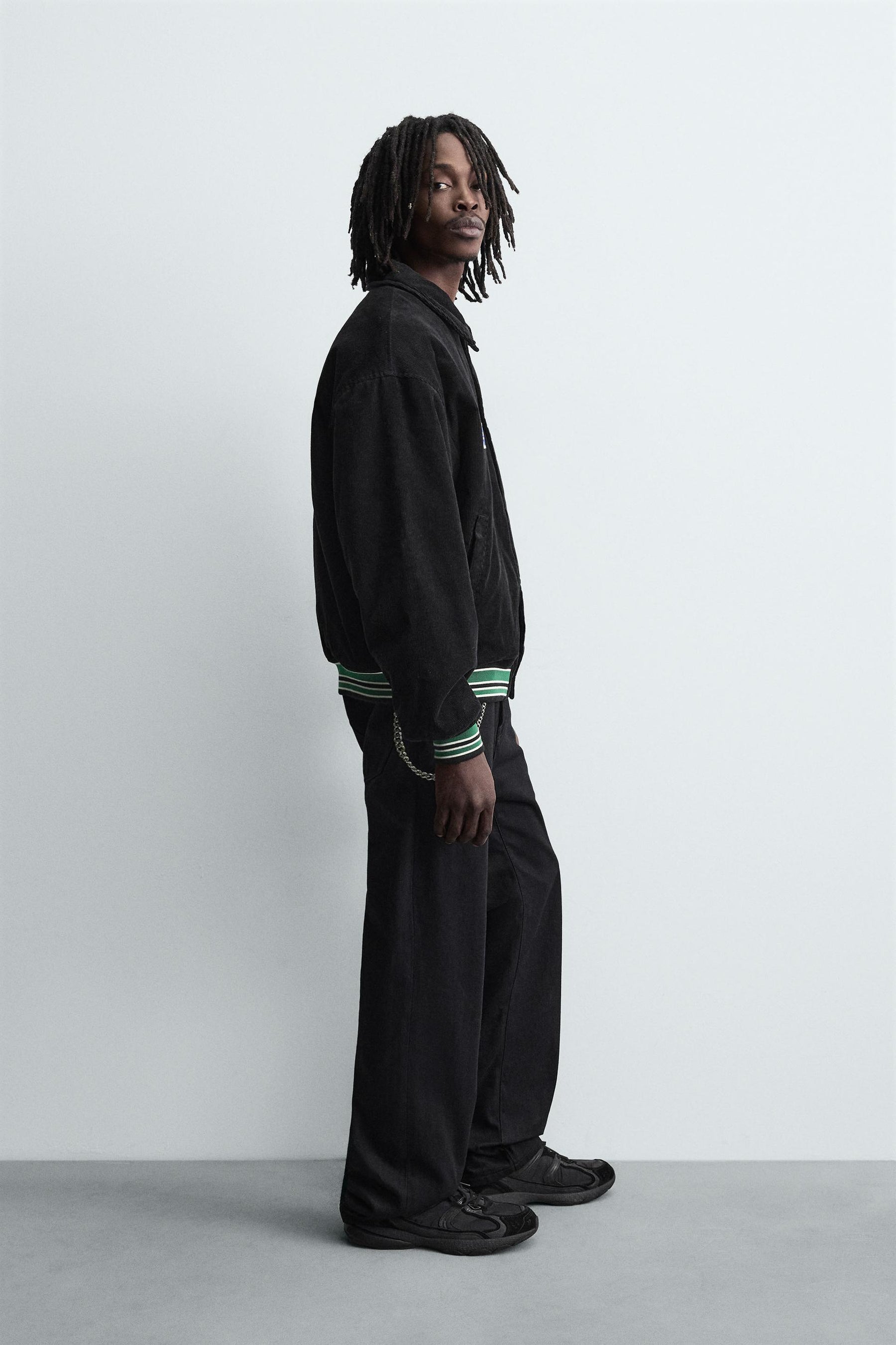 CORDUROY JACKET WITH EMBROIDERED PATCHES - Image 4