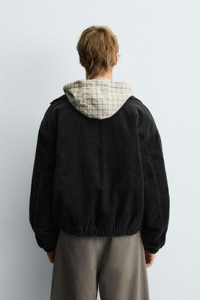 RELAXED FIT CORDUROY JACKET - Image 3