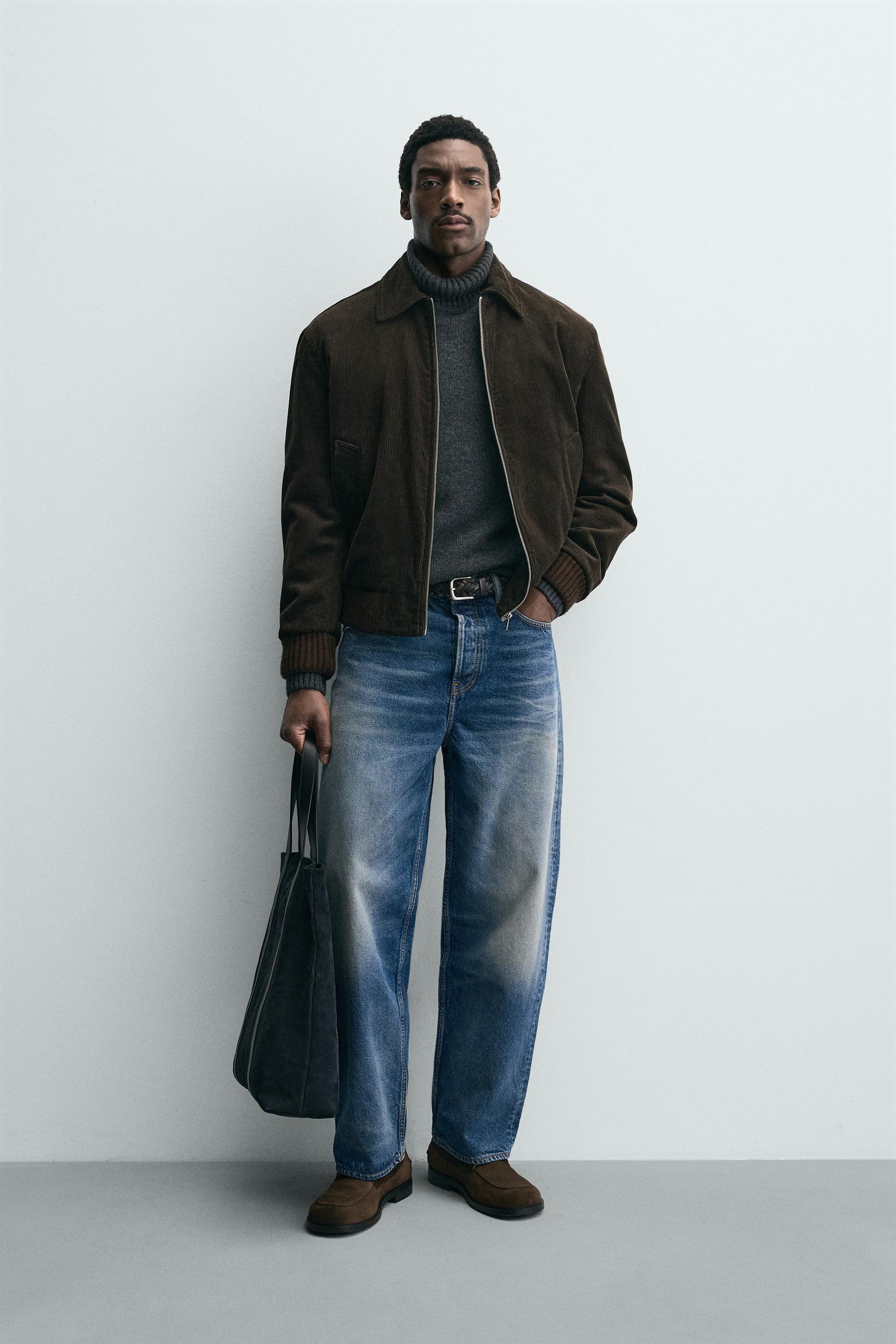 CORDUROY QUILTED JACKET - Image 1