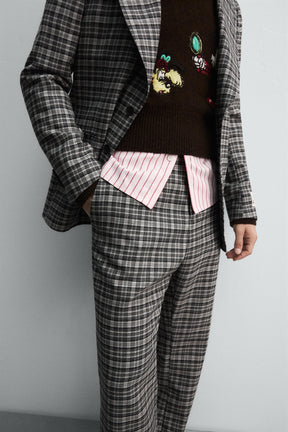 CHECKED SUIT TROUSERS HARRY LAMBERT FOR X DISNEY - Image 5