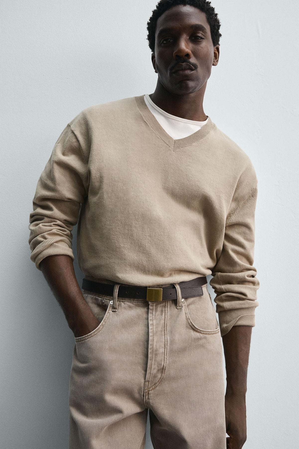 LIMITED EDITION LEATHER BELT WITH PLATE - Image 2