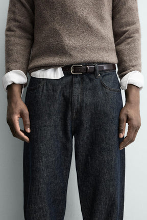 DRESS LEATHER BELT - Image 1