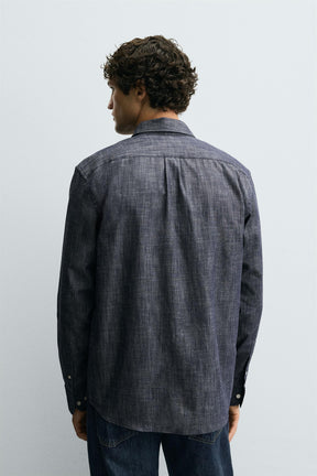 REGULAR FIT BUTTON-DOWN SHIRT - Image 3