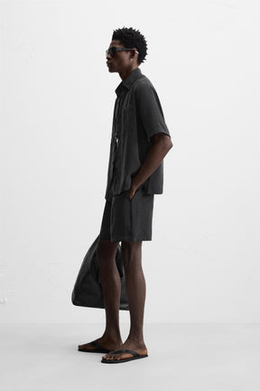 RELAXED FIT FLOWING SHIRT - Image 4