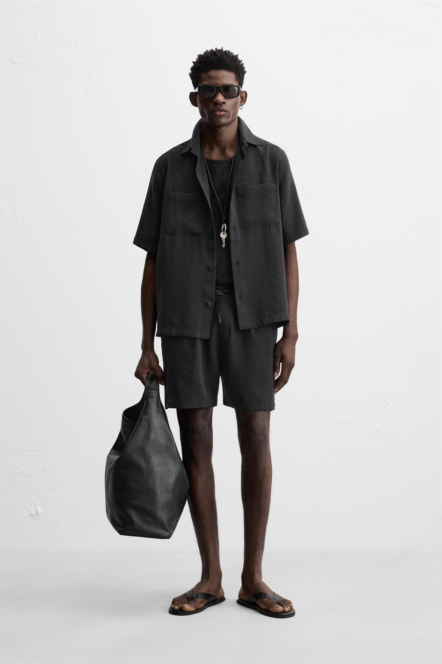 RELAXED FIT FLOWING SHIRT - Image 1