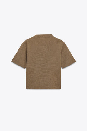 SHORT SLEEVE CARDIGAN - Image 5