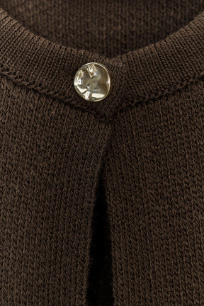 Fringed Knit Cardigan