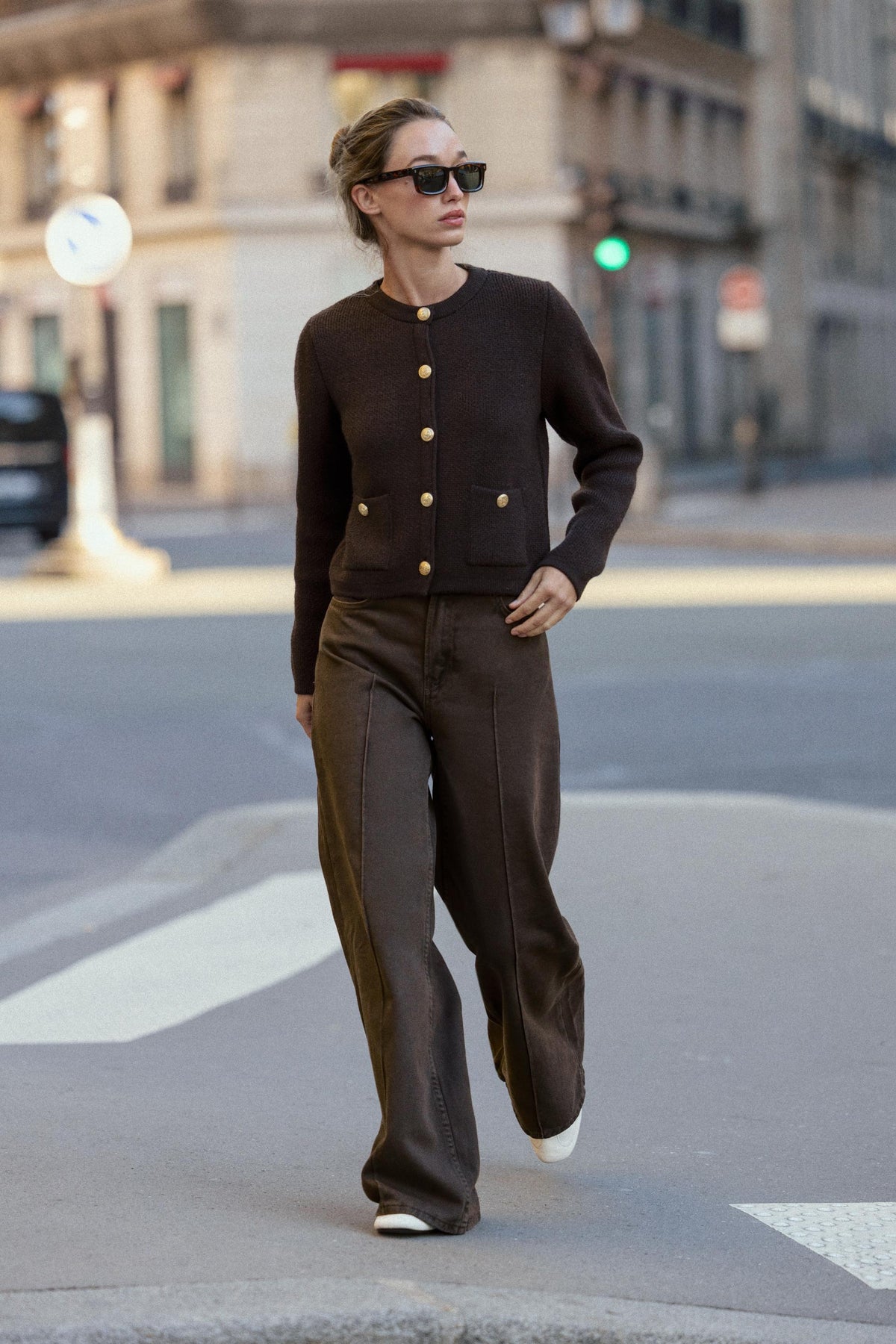 Knit Cardigan with Buttons