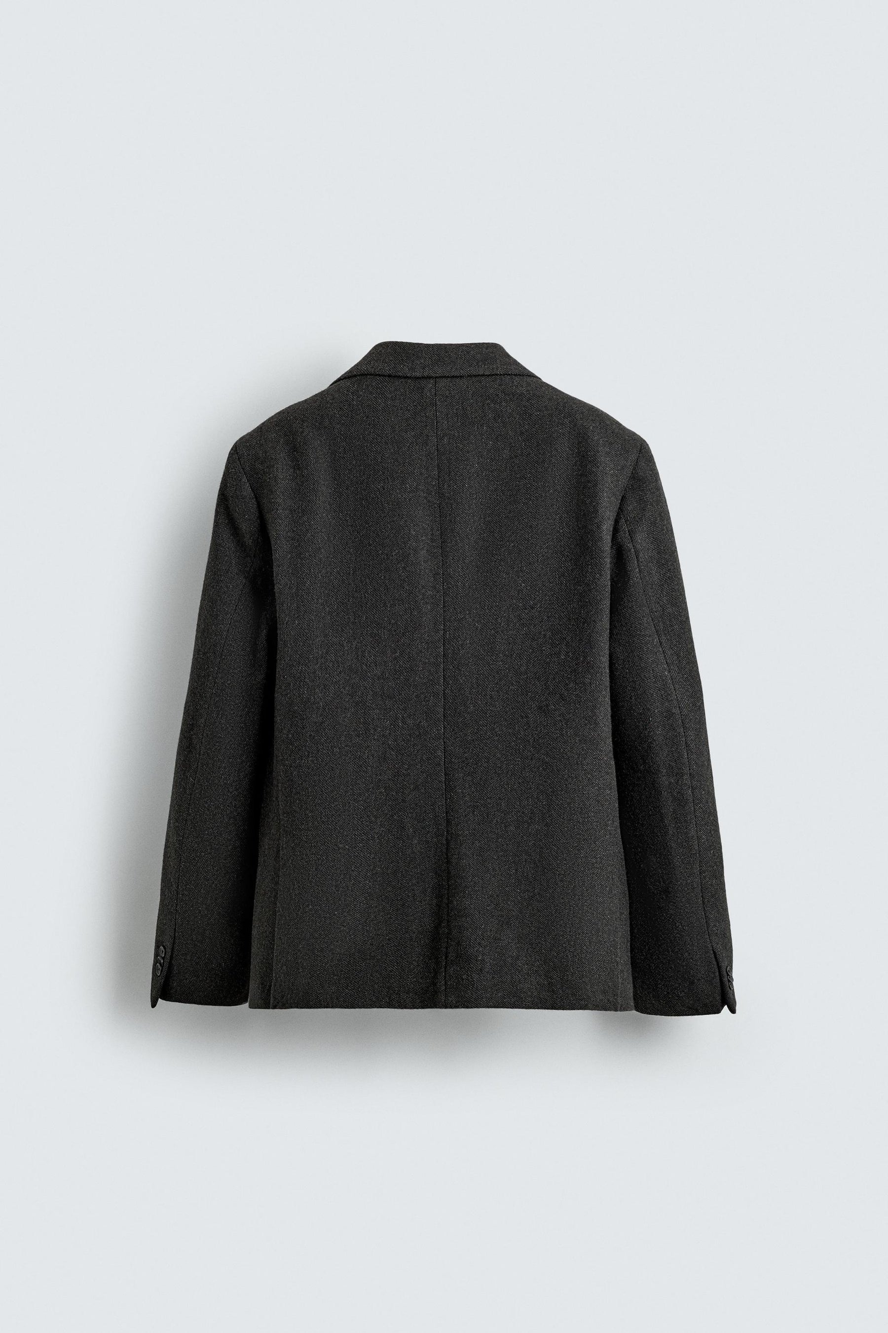 HERRINGBONE TEXTURED BLAZER - Image 6