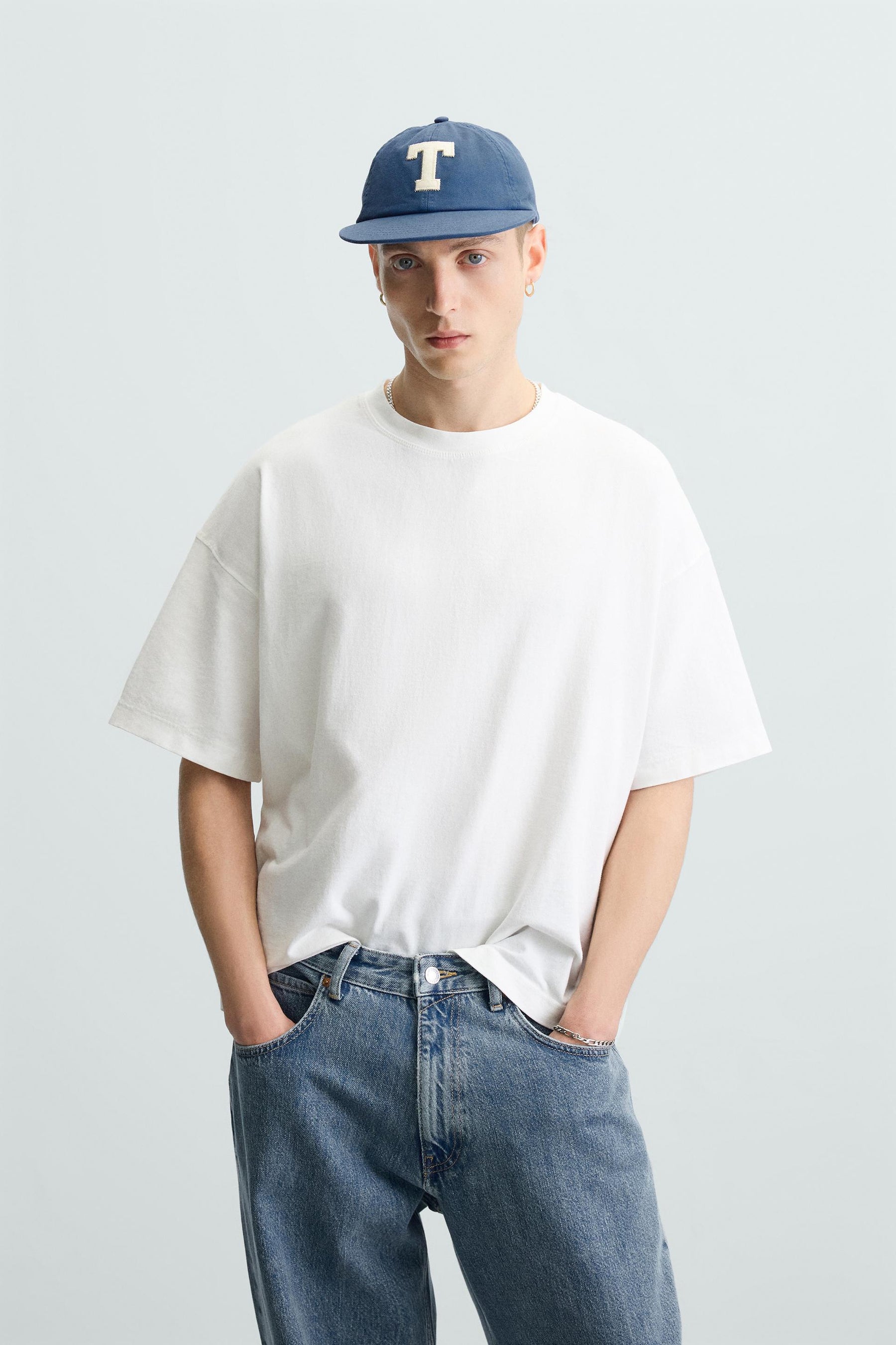 LIGHT WEIGHT WASHED BOXY FIT T-SHIRT - Image 2