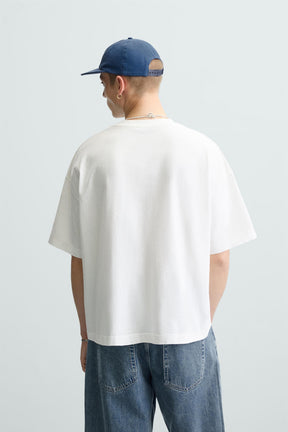 LIGHT WEIGHT WASHED BOXY FIT T-SHIRT - Image 3