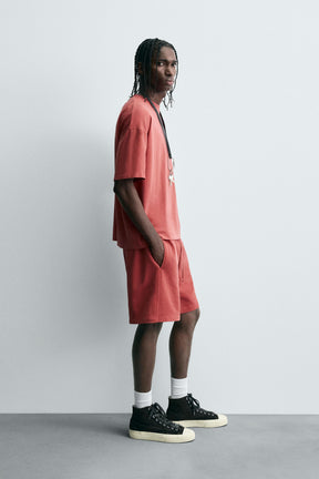 LIGHT WEIGHT WASHED BOXY FIT T-SHIRT - Image 4