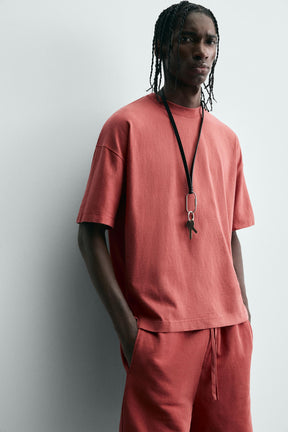 LIGHT WEIGHT WASHED BOXY FIT T-SHIRT - Image 6