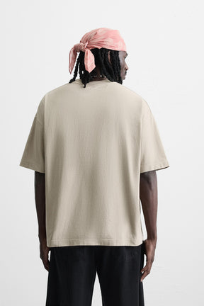 LIGHT WEIGHT WASHED BOXY FIT T-SHIRT - Image 3