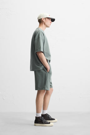 WASHED JOGGER BERMUDA SHORTS - Image 3