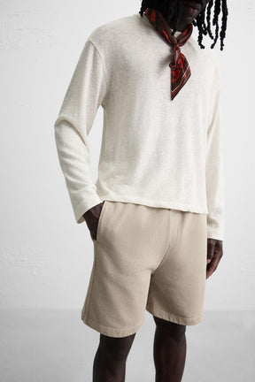 WASHED JOGGER BERMUDA SHORTS - Image 5