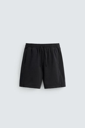 WASHED JOGGER BERMUDA SHORTS - Image 6