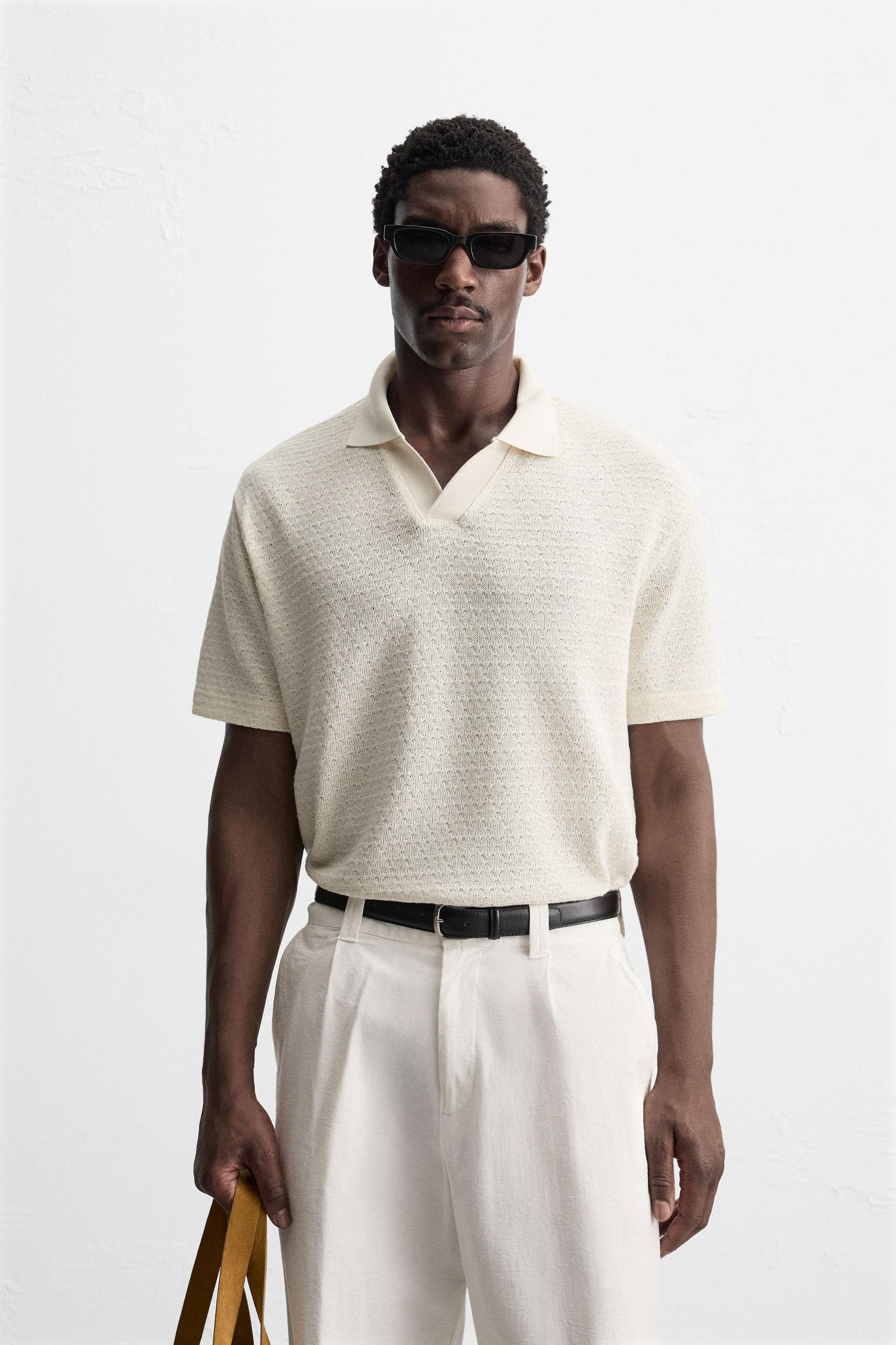 GEOMETRIC JACQUARD POLO SHIRT - Image 2