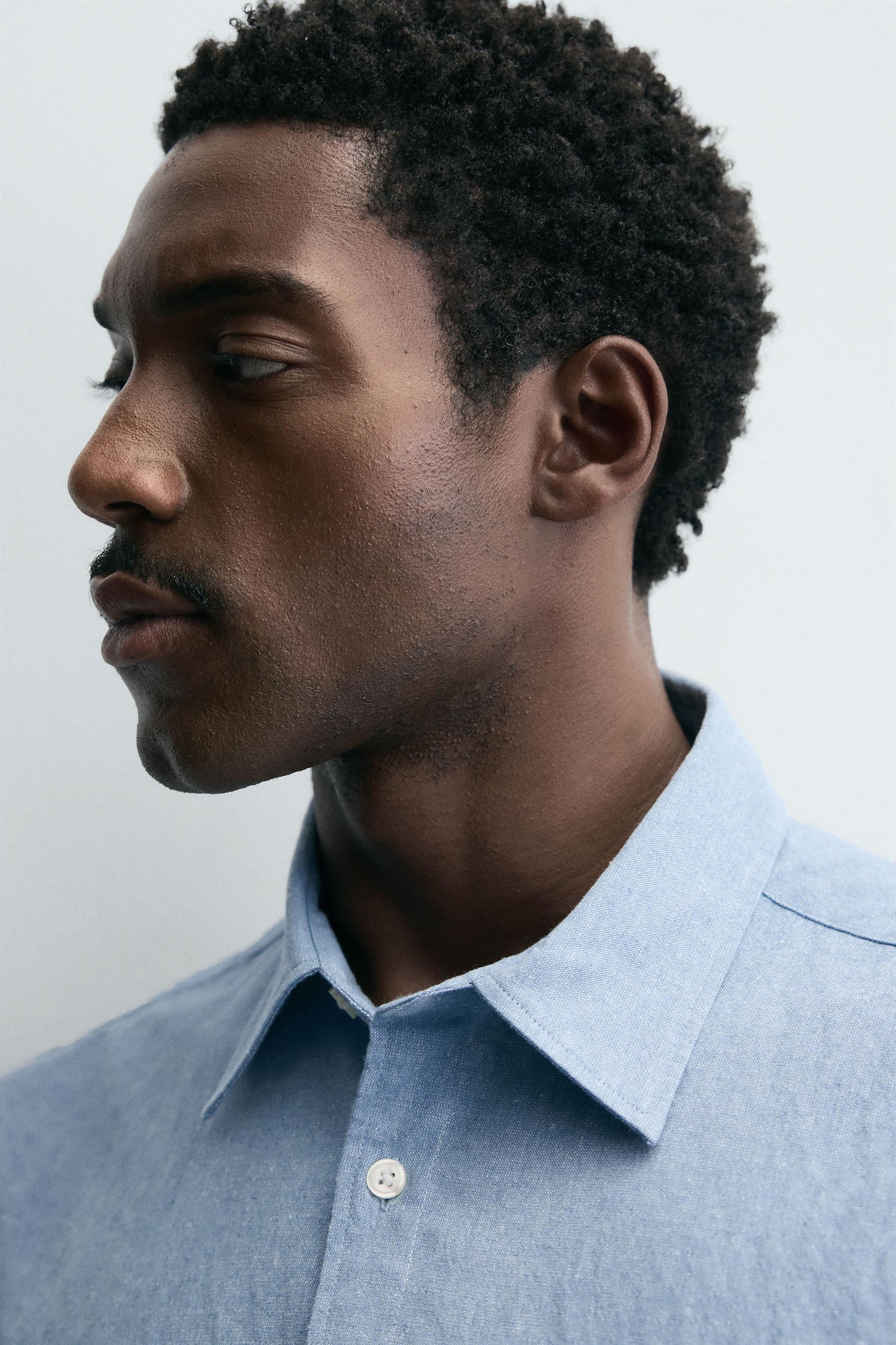 TEXTURED SHIRT WITH POCKET - Image 6