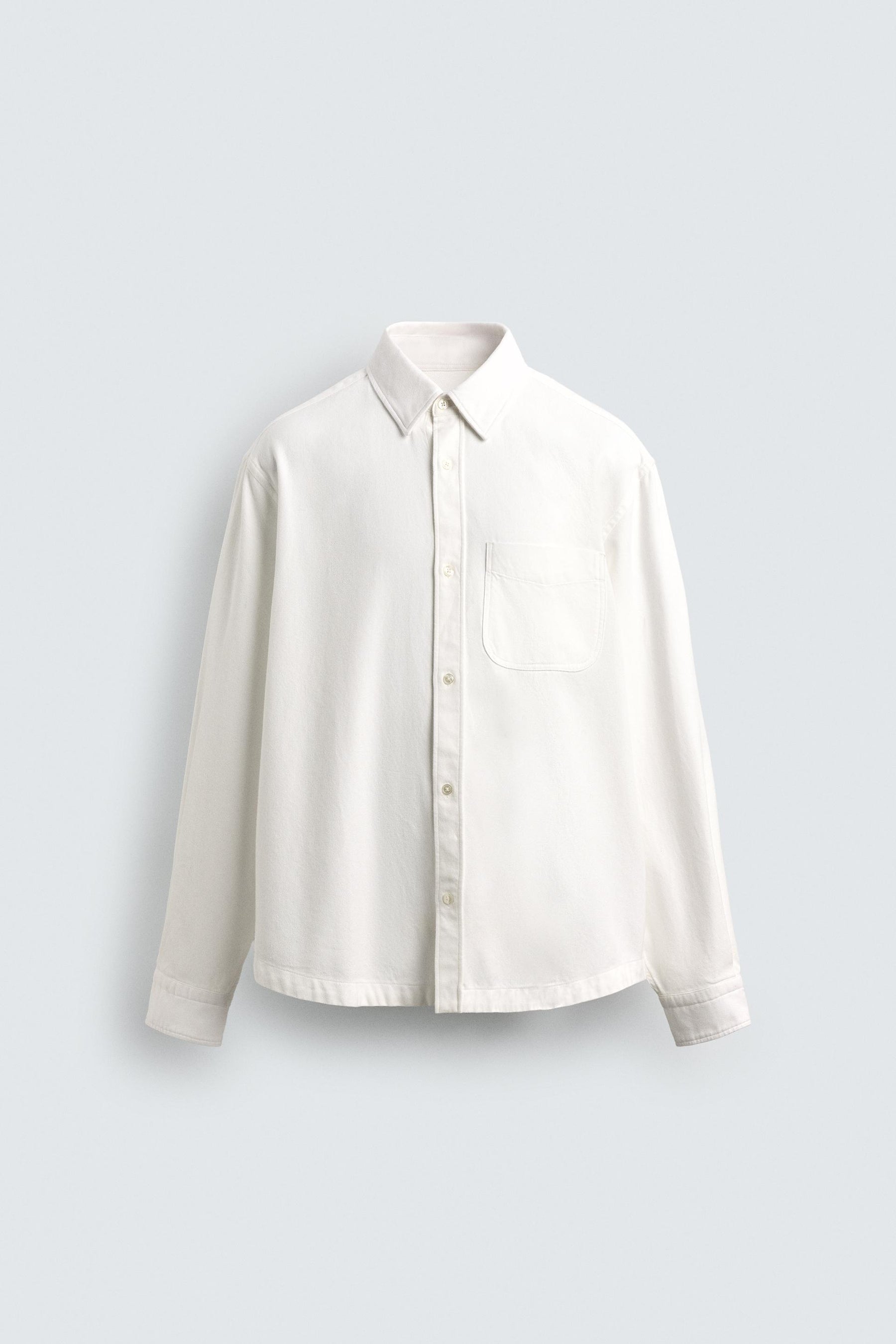 TEXTURED SHIRT WITH POCKET - Image 7