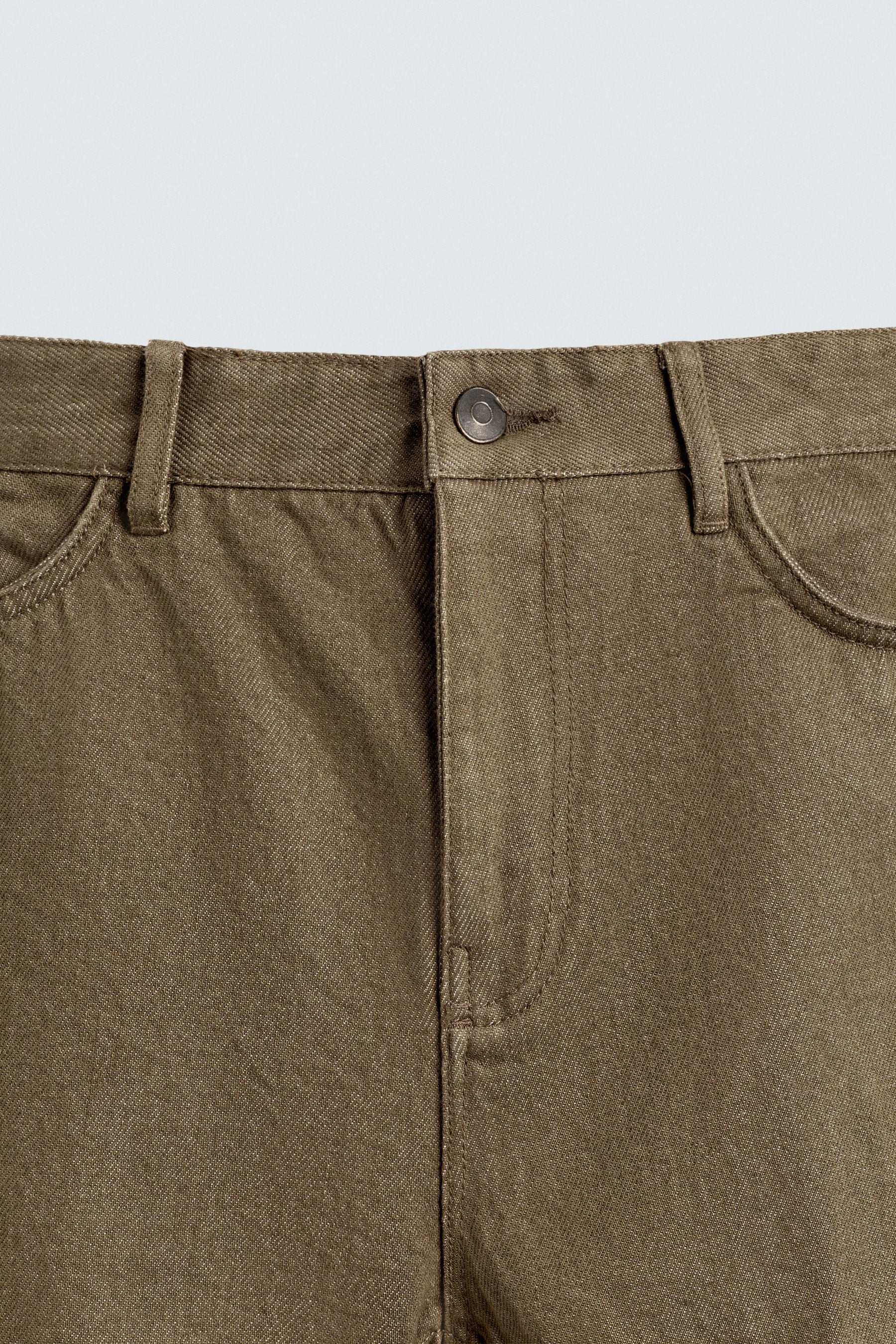 COTTON REGULAR FIT TROUSERS - Image 8