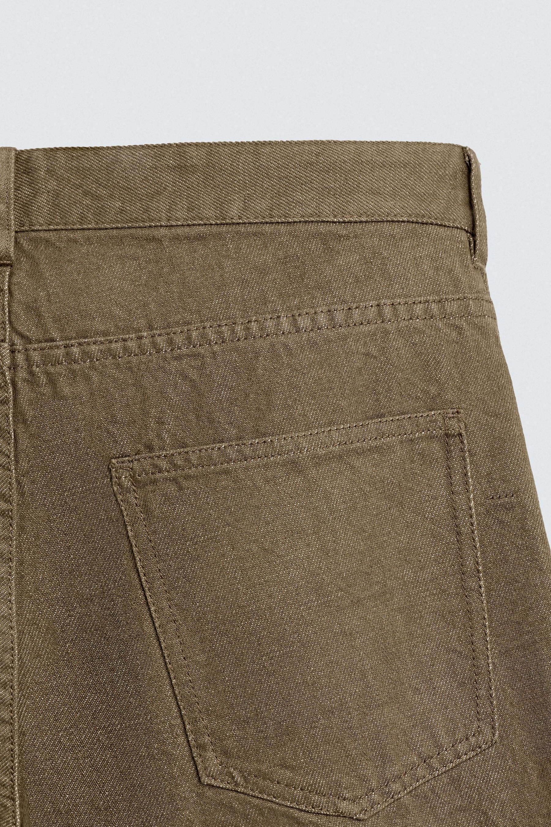 COTTON REGULAR FIT TROUSERS - Image 9