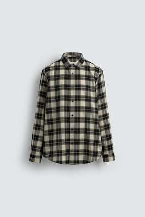 WOOL BLEND CHECK SHIRT - Image 6