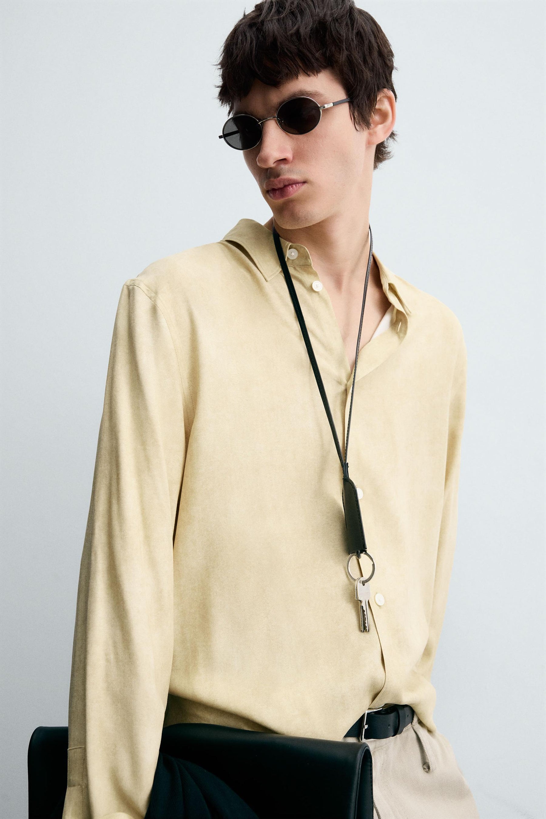 FLOWING VISCOSE SHIRT - Image 6